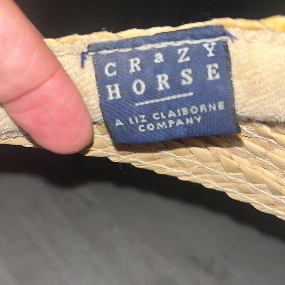 Vintage Straw Visor - image 3